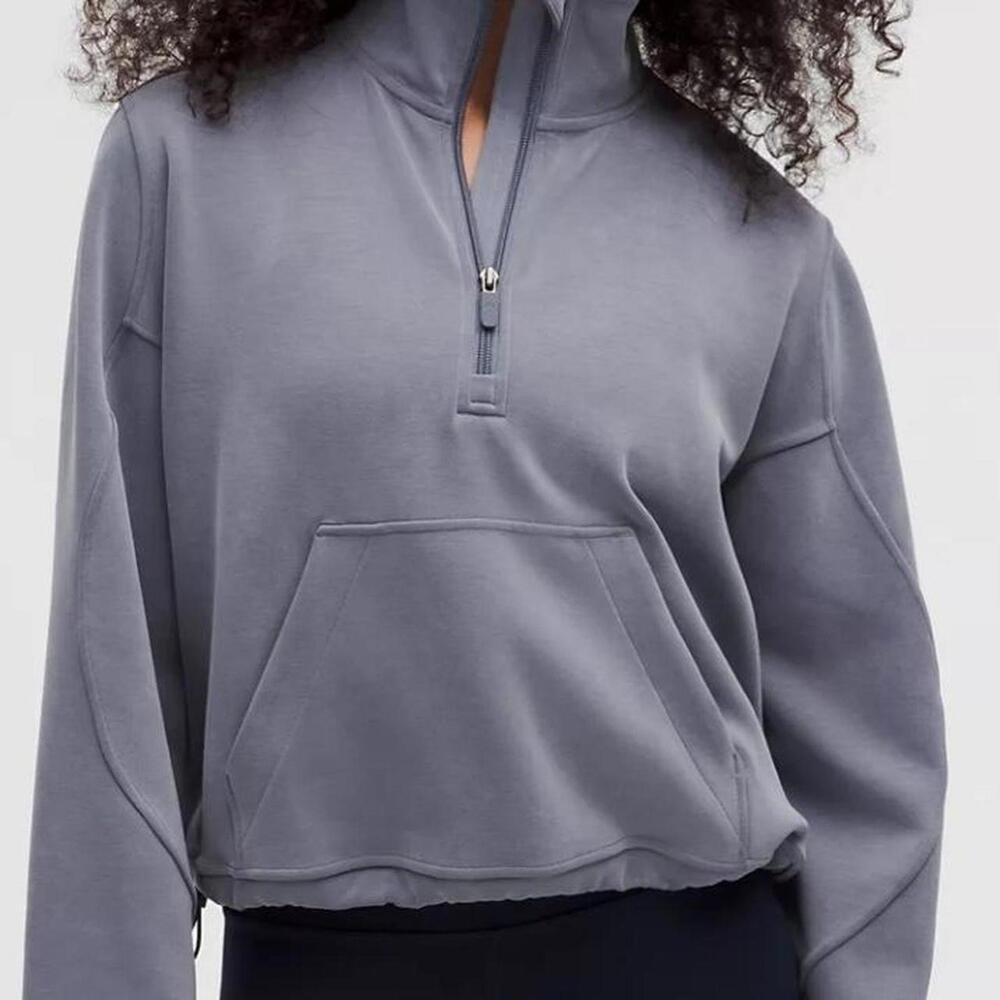 Lululemon Brushed Softstreme Ribbed Half Zip